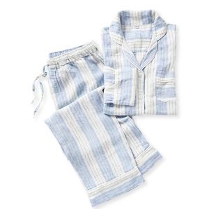 Serena & Lily Porto Linen Pajamas-size small